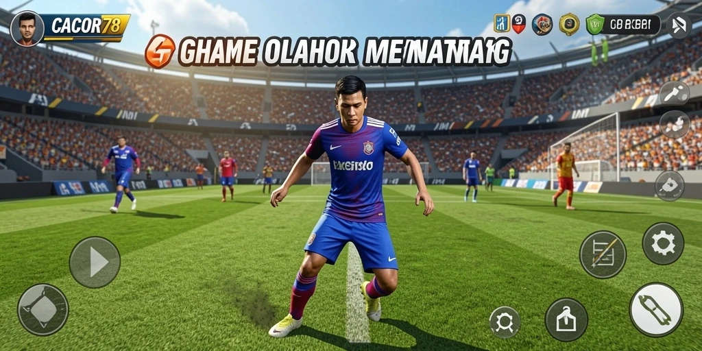 Tampilan gameplay CACOR78 yang seru dan penuh aksi olahraga.