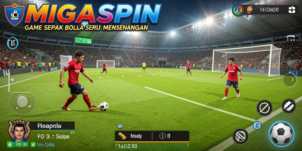 Tampilan gameplay MIGASPIN yang seru dan menegangkan.