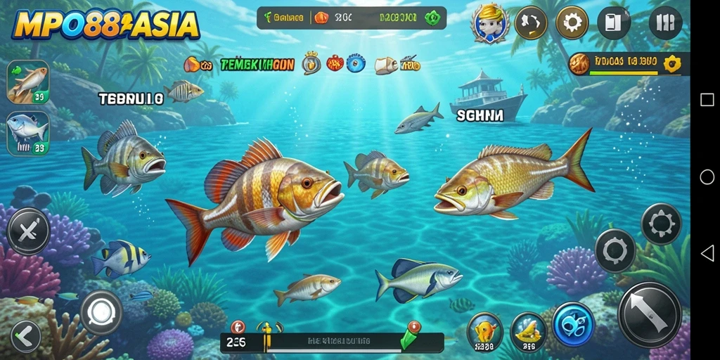 Tangkapan ikan yang menakjubkan dalam gameplay MPO88ASIA.