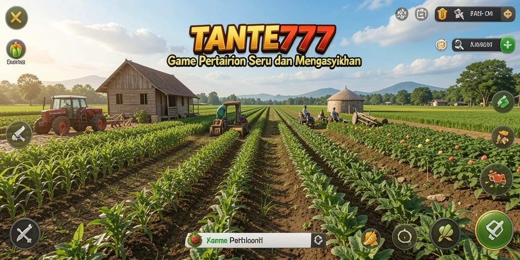 Tampilan gameplay TANTE777 yang menarik dan penuh warna.